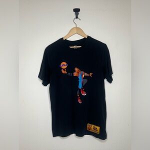 Nike LeBron James Black T-Shirt with Space Jam Graphic